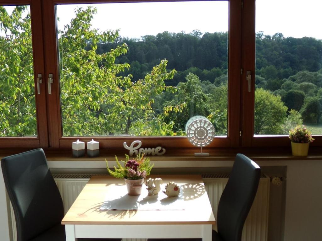 Fantastische Aussicht in die Ederaue Dodenau Exterior foto